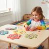 Fun Express DIY Foam Mosaic Flower Kit – Creative Craft Activity for Kids Fun and Engaging Home Project Easy to Assemble, Promotes Hand-Eye Coordination Perfect Hours of Entertainment – 24 Pieces