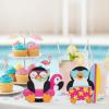 Fun Express Silly Summer Penguin Magnet Foam Craft Kit – Makes 12