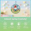 Glitter Mosaic Spring Gnome Sign Craft Kit- Makes 12 – Crafts for Kids and Fun Home Activities
