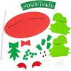 Green & Red 3D Foam Mistle Toads Christmas Craft Kit – 7.25″ x 4″ x 6.5″ (Set of 12) – Ideal for Holiday Decorations & DIY Projects