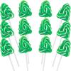 Christmas Tree Swirl Pops – Holiday Party and Decor Accessories – 12 Pieces, 7 oz