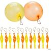 Fun Express 16″ Bright Color Thanksgiving Turkey Latex Punch Ball Balloons – 12 Pieces