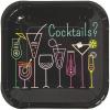 Fun Express Cocktail Party Paper Dessert Plates – Disposable Cocktail Tableware Plates – Dessert Plate For Birthday Wedding, Graduation & Thanksgiving Parties And Party Supplies – 8 Pieces