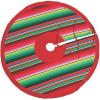 Fun Express Fiesta Christmas Serape Tree Skirt – Vibrant Southwestern-Inspired Holiday Decor for Christmas Trees Perfect for Adding Color and Festivity to Your Holiday Home Decorations – 1 Piece