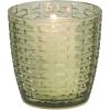 Fun Express Green Glass Votive Candle Holders – Home Decor – Tealight Candle Holders for Table Centerpieces – Halloween, Christmas & Thanksgiving Decorations Indoor – 12 Pieces
