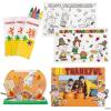 Fun Express Peanuts Thanksgiving Craft Kit Assortment – Makes 36
