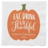 Fun Express Personalized Eat Drink & Be Thankful Thanksgiving Luncheon Napkins, Bulk 50 Ct