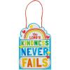 Fun Express Religious Kindness Never Fails Sign Craft Kit – Makes 12