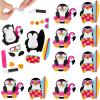 Fun Express Silly Summer Penguin Magnet Foam Craft Kit – Makes 12