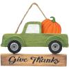Fun Express Thanksgiving Vintage Truck Door Sign – Rustic Autumn Fall Decor – Charming Harvest Design – Perfect for Front Door or Home Display – Durable Cardboard -12″ x 10 1/2″ 1 Piece