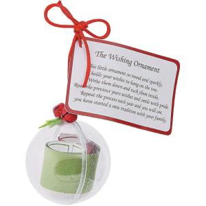 Fun Express Wishing Christmas Ornament Craft Kit with Cards – Makes 6 – Holiday Crafts for Kids