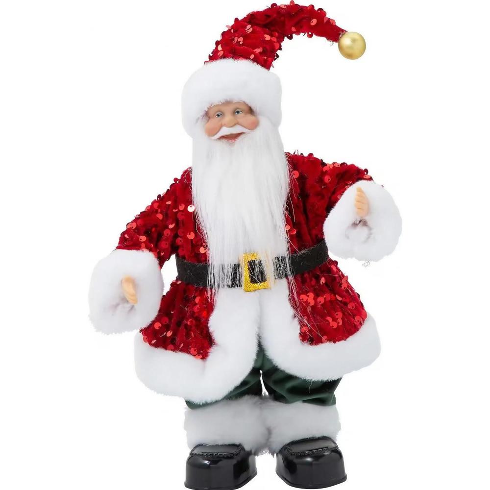 image:imageAnimated Dancing Santa Claus Tabletop Christmas Decoration 13 1 Pc Festive Holiday Accent for Parties Mantels amp Seasonal Celebrations