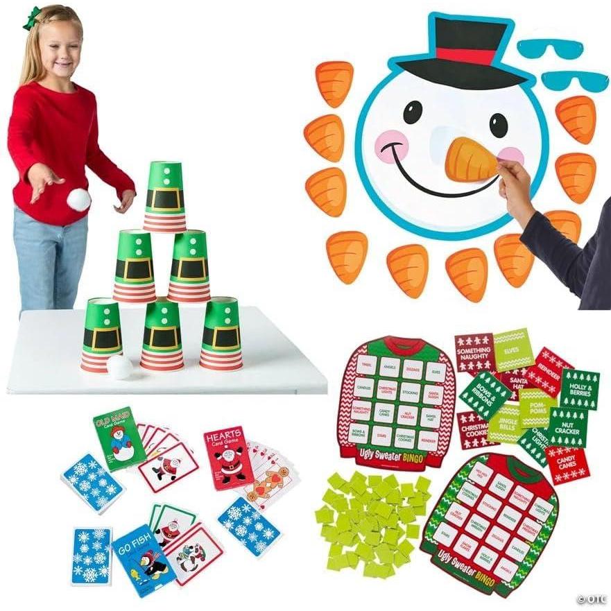 image:imageFun Express Christmas Games amp Holiday Activities Assortment Kit 57 Pieces