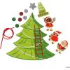 Adorable Multicolor Christmas Tree with Elves Craft Kit – 6.5″ x 6.25″ (12 Sets) – Perfect for Holiday Decor and Hands-On Activities