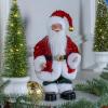 Animated Dancing Santa Claus Tabletop Christmas Decoration – 13″ (1 Pc) – Festive Holiday Accent for Parties, Mantels & Seasonal Celebrations