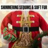 Festive Animated Standing Nutcracker Decoration with Wreath – 16″ x 46″ (1 Pc.) – Perfect for Christmas Decor, Holiday Displays, or Seasonal Celebrations