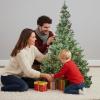 Fun Express 48″ Realistic Evergreen Tree Cardboard Cutout Stand-Up Decoration – Perfect for Holiday Parties Christmas Events or Winter Themed Décor – Sturdy Easy to Assemble Green Color – 1 Piece