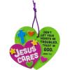 Fun Express Cares Heart-Shaped Christmas Ornament Craft Kit – Fun Holiday DIY Craft for Kids and Family – Perfect for Creating Personalized Christmas Ornaments – Ideal for Holiday Decor – 12 Pieces