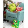Fun Express Dr. Seuss The Grinch Christmas Fleece Tied Pillow Craft Kit – Makes 6 No-Sew Plush Pillows | Holiday Decorations & Gifts for Kids, Classrooms & Parties | 16.5″ Green Fabric Design