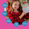 Fun Express Festive Color Your Own Christmas Wish List Wheels – 6.5″ x 9″ (Pack of 12) – Peek-a-Boo Santa Design, Perfect for Holiday Coloring Activities and Gift Lists