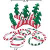 Fun Express Inflatable Holiday Candy Candy & Christmas Tree Ring Toss Game – Great for School, Church and Home Christmas Games and Activities