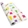 Fun Express Merry & Bright Christmas Party Disposable Plastic Tablecloth Roll (40″ x 102 ft.) 1 Pc. – Ideal for Holiday Celebrations and Gatherings
