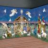 Fun Express Nativity Scene Setters – Christmas Room Sky Background Wall Decor – Festive Nativity Design for Holiday Parties & Events – Perfect Christmas Decoration for Home Church or Office – 1 Piece