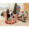 Fun Express North Pole Directional Sign 5 Ft Cardboard Stand-Up – Christmas Decorations Indoor for Holiday Party, Santa’s Workshop Decor & Festive Photo Props