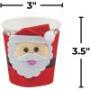 Multicolor Christmas Character Cup Sleeves Craft Kit – 3″ x 3.5″ (3 Pcs) – Ideal for Crafting Fun & Holiday Parties