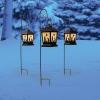 Outdoor Nativity Lanterns for Christmas (3 Piece Set) Outdoor Holiday Yard Decor