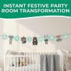 Winter Woodland Party Cardstock Garland – 7 ft. x 7″ (1 Pc) – Ideal Decoration for Christmas, Winter-Themed Celebrations & Holiday Events