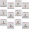 Christmas Red Prayer Bracelets with Inspirational Cards – 12 Sets – Faith-Based Gifts for Holiday Giving, Spiritual Reminders, and Daily Blessings