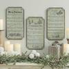 Classic Christmas Sheet Music Sign Decorations – 10″ x 18″ (Set of 3) – Assorted Designs -Perfect for Church Celebrations, Christmas Parties, Holiday Events, and More