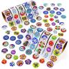 Fun Express – Holiday Roll Sticker Assortment for Christmas – Stationery – 10 Pieces