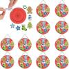 Fun Express Christmas Cookie Plate Sign Foam Craft Kit – 12 Sets – Perfect for Daycare, After-School Programs, Holiday Activities & Events