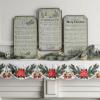 Fun Express Christmas Scarf Mantel Holiday Decoration Kit – 4 Pieces