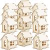Fun Express DIY Wood Gingerbread House Kit – Premium Christmas Crafts for Kids Holiday Decoration Project | 6″ x 4.25″ x 6″ Wooden Village Building Set for Creative Family Activities