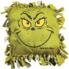 Fun Express Dr. Seuss The Grinch Christmas Fleece Tied Pillow Craft Kit – Makes 6 No-Sew Plush Pillows | Holiday Decorations & Gifts for Kids, Classrooms & Parties | 16.5″ Green Fabric Design