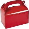 Fun Express Red Treat Boxes (1 Dozen) 4th of July, Valentine, Holiday & Christmas Cookie Exchange, Secret Santa Gifts, Party Favors