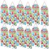 Heartwarming Multicolor Christmas Kindness Chain Mobile Craft Kit – 7″ (12 Sets) – Great Holiday Decor & School Art Project