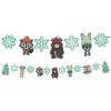 Winter Woodland Party Cardstock Garland – 7 ft. x 7″ (1 Pc) – Ideal Decoration for Christmas, Winter-Themed Celebrations & Holiday Events