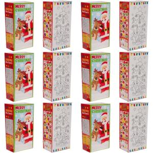 Engaging Christmas Activity Paper Treat Bags – 5″ x 3.75″ x 10″ (Pack of 12) – Ideal for Holiday Treats, Classroom Activities, and Gift Giving