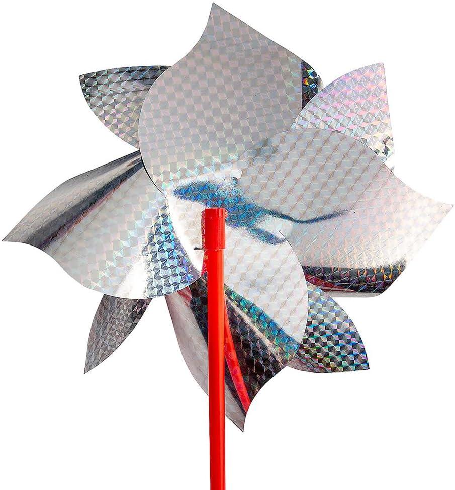 image:imageFun Express Jumbo Patriotic Stars amp Stripes Prismatic Pinwheels Pack of 12 EyeCatching Design Perfect for the 4th of July Patriotic Events Parades amp More