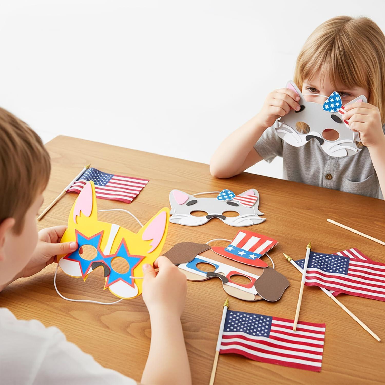 image:imageFun Express Patriotic Pets Mask Craft Kit Makes 12