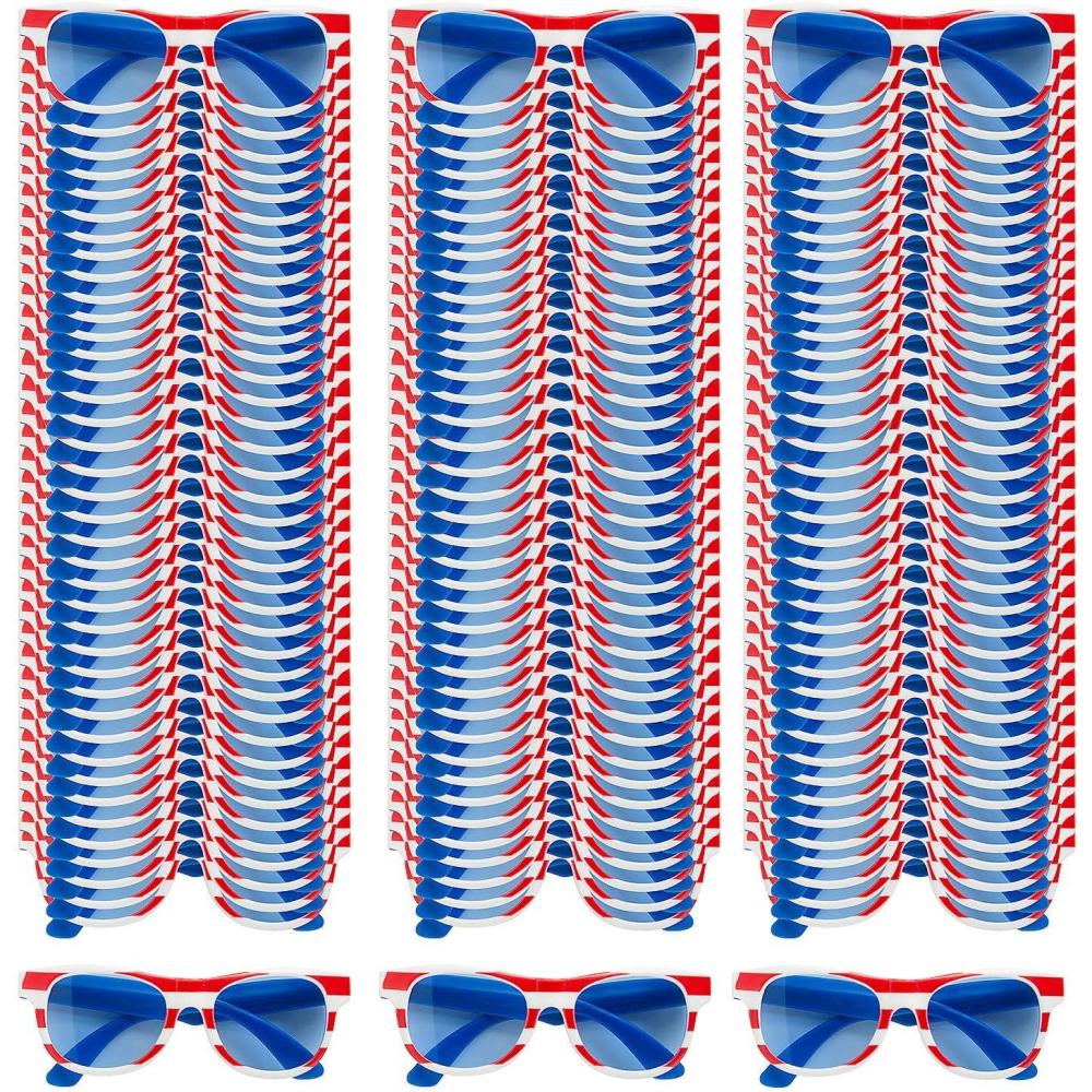 image:imageFun Express Patriotic Sunglasses with Blue Lenses Bulk 120 Pc