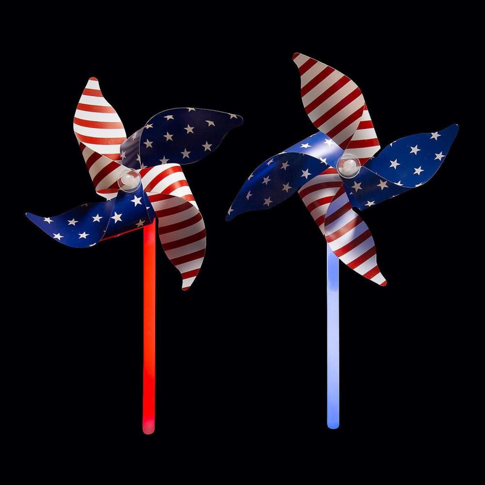 image:imagePatriotic Glow Stick Pinwheels 12 Pieces