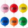 Fun Express 16″ Rainbow 2026 New Year’s Latex Punch Ball Balloons – 12 Pieces