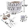 Fun Express Color Your Own New Year’s Eve Crown, Slap Bracelet & Party Horn Crafts Mix – Makes 12