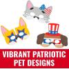 Fun Express Patriotic Pets Mask Craft Kit – Makes 12