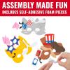 Fun Express Patriotic Pets Mask Craft Kit – Makes 12